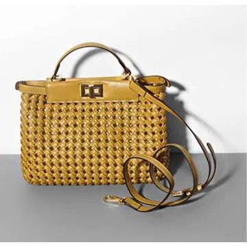 Eco-Friendly Woven Handbag for Fashion-Forward Women
