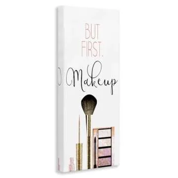 Stupell Makeup Fashion Designer Canvas Wall Art 10x24