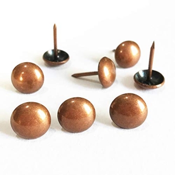 500pcs a lot: D11mmxL17mm Copper Antique Plated Sofa Upholstery Tacks Wooden Furniture Decorative Ta...