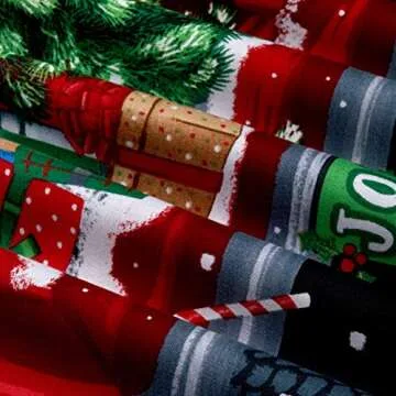 Timeless Treasures Red Truck Christmas Panel - 24"