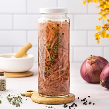 All About Juicing Glass Bottles Set - 32 oz, 4 Pack