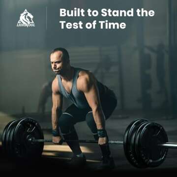 Durable LIONSCOOL Olympic Grip Plates for Strength Training