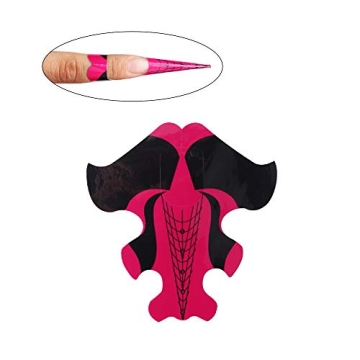 Yigo 500pcs Self-Adhesive Nail Forms for Art Creation