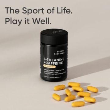 L-Theanine & Caffeine Softgels for Focused Energy & Relaxation