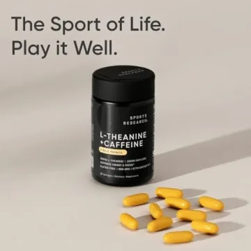 L-Theanine & Caffeine Softgels for Focused Energy & Relaxation