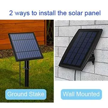 Lewisia Solar Air Pump Kit with Air Hoses and Bubble Stones 3 Working Modes Pond Aerator Bubble Oxygenator (2.5W)