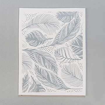 Sculpey Tools Silk Screen Nature, reusable 3 piece set, Great for all types of DIY crafts, polymer c...