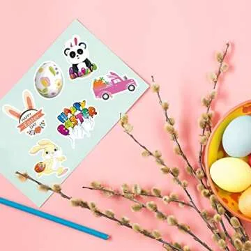 Shop 200Pcs Easter Stickers - Fun for Kids & Adults