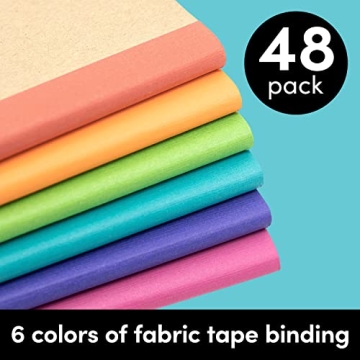 PAPERAGE Composition Notebooks 48-Pack - High-Quality Stationery