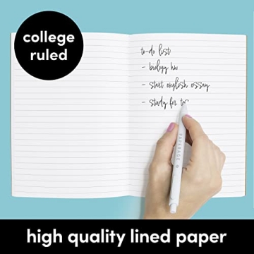 PAPERAGE Composition Notebooks 48-Pack - High-Quality Stationery