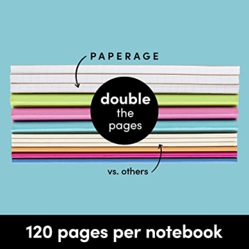 PAPERAGE Composition Notebooks 48-Pack - High-Quality Stationery