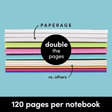 PAPERAGE Composition Notebooks 48-Pack - High-Quality Stationery