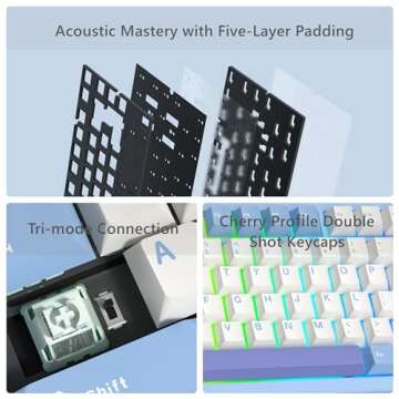 Womier SK75 Wireless Mechanical Gaming Keyboard