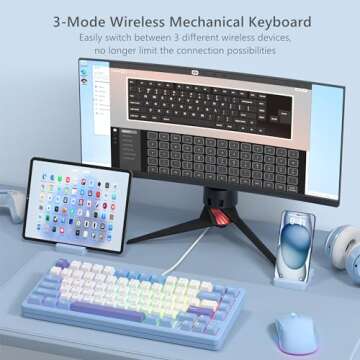 Womier SK75 Wireless Mechanical Gaming Keyboard