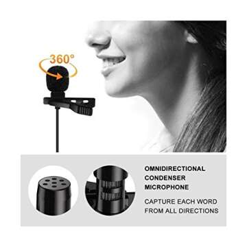 Rode Wireless GO Compact Microphone System Includes Tansmitter and Receiver - with Lav Condenser OmniDirectional Lavalier/Lapel Microphone