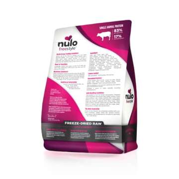Nulo Freestyle Freeze-Dried Raw, Ultra-Rich Grain-Free Dry Dog Food for All Breeds and Life Stages w...