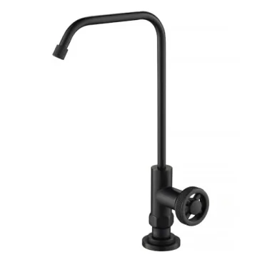 KRAUS Urbix Matte Black Kitchen Water Filter Faucet - Lead-Free & Durable