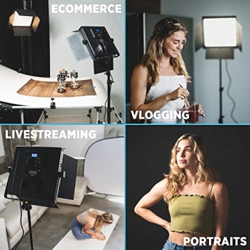Fovitec 600 LED Bi-Color Panel Kit for Photography