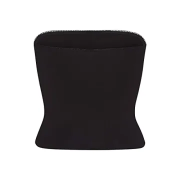 Women Y2k Square Neck T-Shirt Long Sleeve Lace Trim Crop Top Slim Fit Stretchy Blouse Top Aesthetic Clothes(Square 2pcs Black,Small)