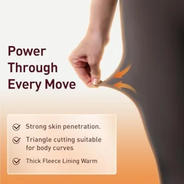 JIZ Fleece Lined Winter Tights for Women - Warm & Stylish