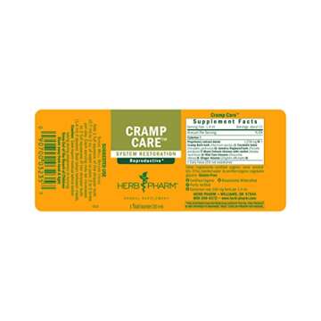 Herb Pharm Cramp Care Liquid Herbal Extract Drops to Support a Healthy Menstrual Cycle, 1 Oz
