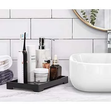 Luxspire Vanity Tray - Stylish Bathroom & Kitchen Organizer