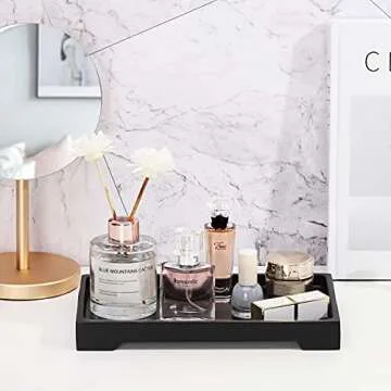 Luxspire Vanity Tray - Stylish Bathroom & Kitchen Organizer