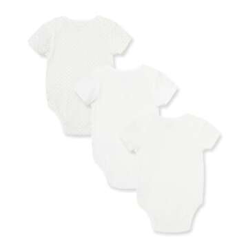 Little Me Unisex-Baby Newborn Giraffe 3 Pack Bodysuit - Ivory/Multi - Starter Set for Infants