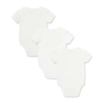 Little Me Unisex-Baby Newborn Giraffe 3 Pack Bodysuit - Ivory/Multi - Starter Set for Infants