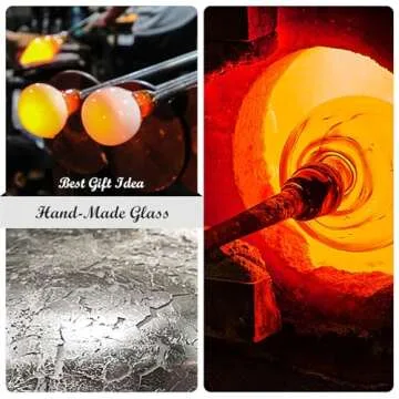 Porseme 500ml Essential Oil Diffuser Silver Plated Glass Aromatherapy Ultrasonic Humidifier - Auto Shut-Off, Timer Setting, BPA Free for Home Hotel Yoga SPA Gift