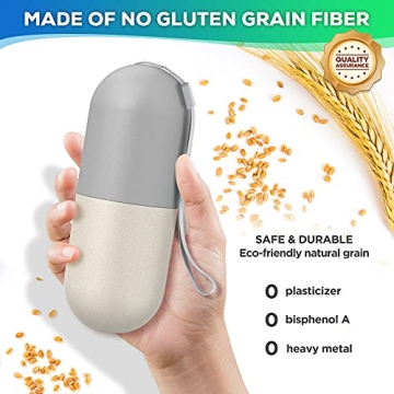 Zannaki Eco-Friendly Weekly Pill Organizer for Travel