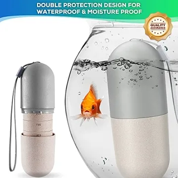 Zannaki Eco-Friendly Weekly Pill Organizer for Travel