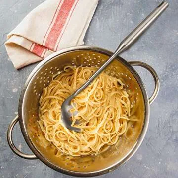 Shop Patelai Stainless Steel Pasta Spoon Set for Effortless Serving