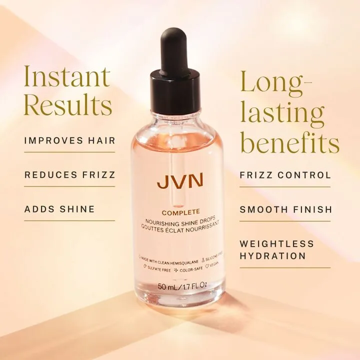 JVN Nourishing Shine Drops for Hydration & Health