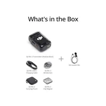 DJI Mic 2 Transmitter + Lavalier Mic - Wireless Sound Upgrade