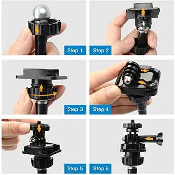 Desk Webcam Stand, 39 Inch Overlength Webcam Mount/Arm, Fits for Logitech Webcam Brio 4K, Gopro Hero 8 7 6 5