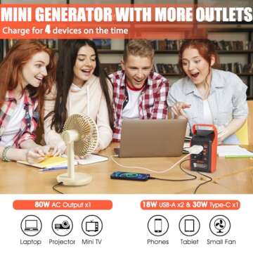 Takki Portable Power Station with 110V AC Outlet