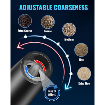 Gravity Electric Pepper and Salt Grinder Set for Easy Use