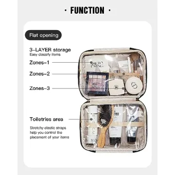 EACHY Hanging Toiletry Bag for Travel Essentials