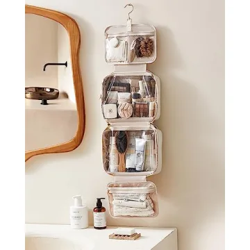 EACHY Hanging Toiletry Bag for Travel Essentials