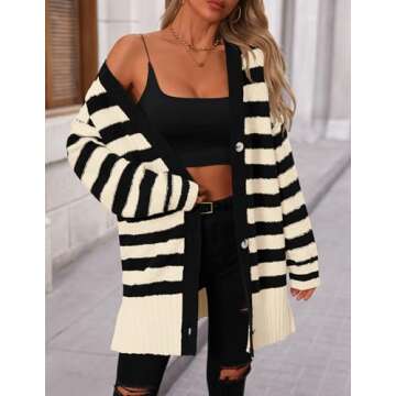 Shop PRETTYGARDEN Women's Oversized Cardigan for Winter Style