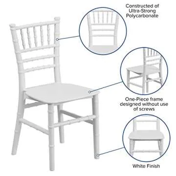 BizChair Child’s 10 Pack Chiavari Chairs for Events