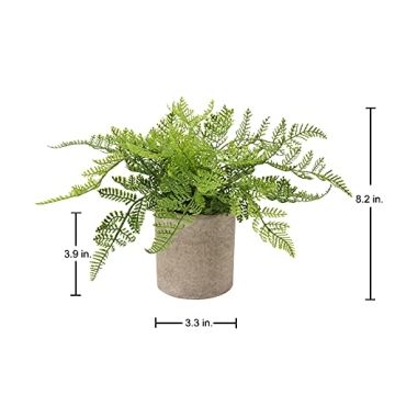 Faux Boston Fern Potted Plant for Effortless Home Decor