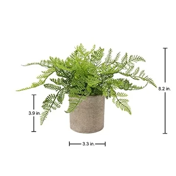 Faux Boston Fern Potted Plant for Effortless Home Decor