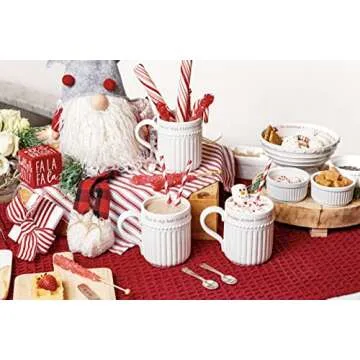 Whimsical Mud Pie Christmas Magic Reindeer Bowl