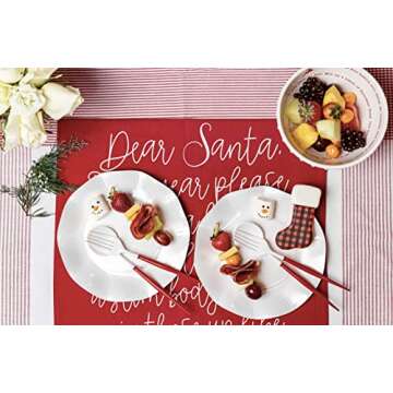 Mud Pie Christmas Magic Reindeer Mix Bowl, 3.5" x 6.5" dia, White