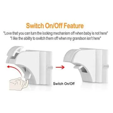 Vmaisi Baby Proofing Magnetic Cabinet Locks for Safety