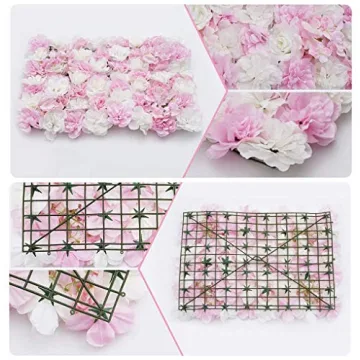 OWERPOG Artificial Flower Wall Background for Events