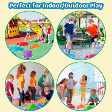 JOYIN 6 Pcs Turtle Balance Stepping Stones for Kids