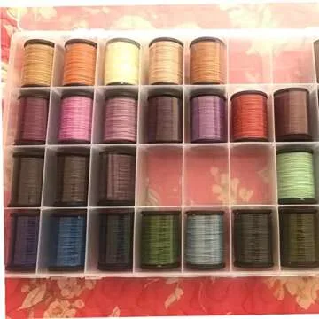 Feadily 36 Grids Large Plastic Organizer Box with Dividers